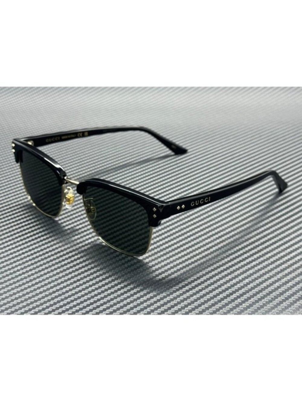 New Gucci Men Black Sunglasses 54-19-145